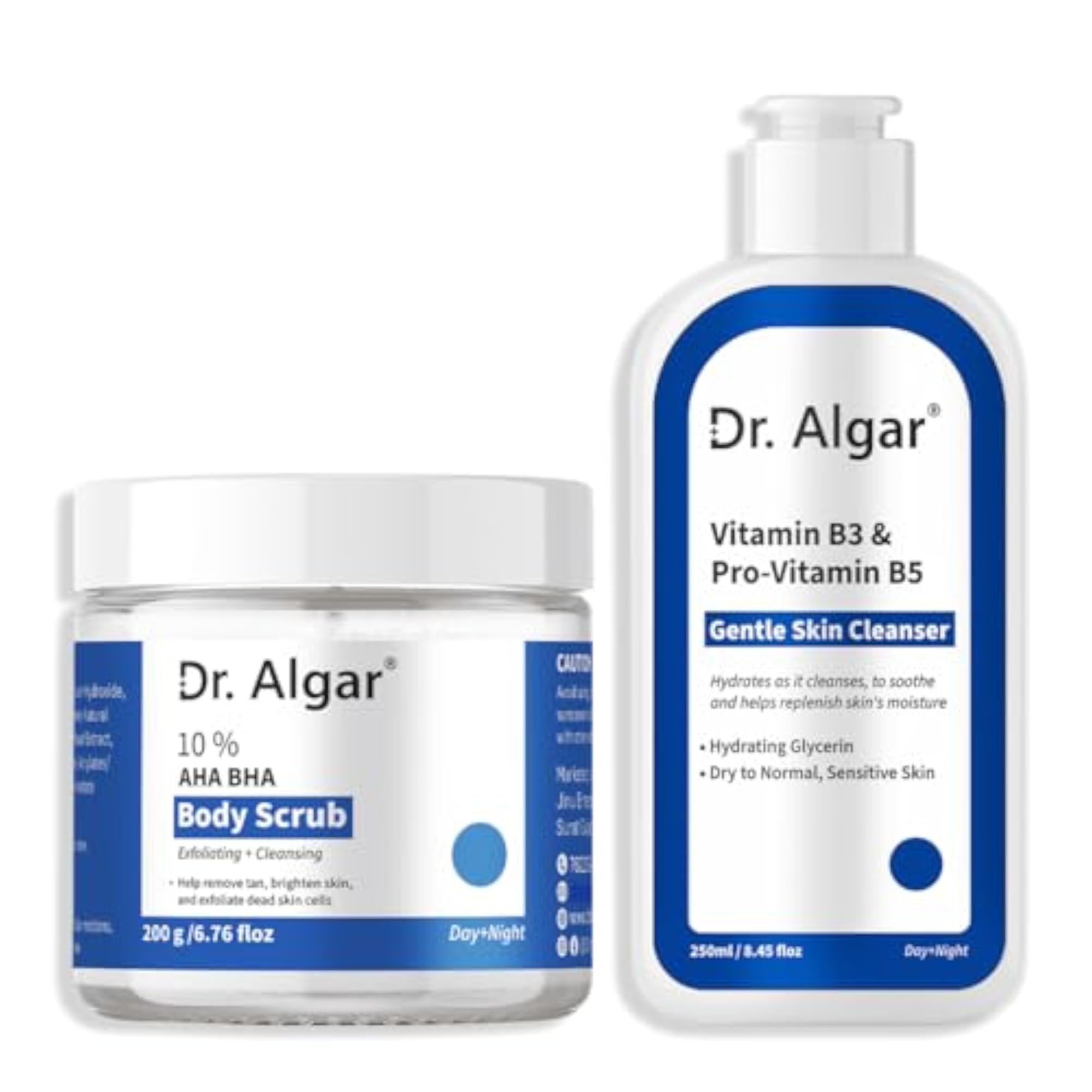 Deep Exfoliation & Gentle Cleansing Scrub & Cleanser Combo
